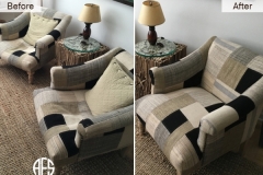 Arm-chair-repair-springs-webbing-strapd-and-replacing-foam-padding-cushions